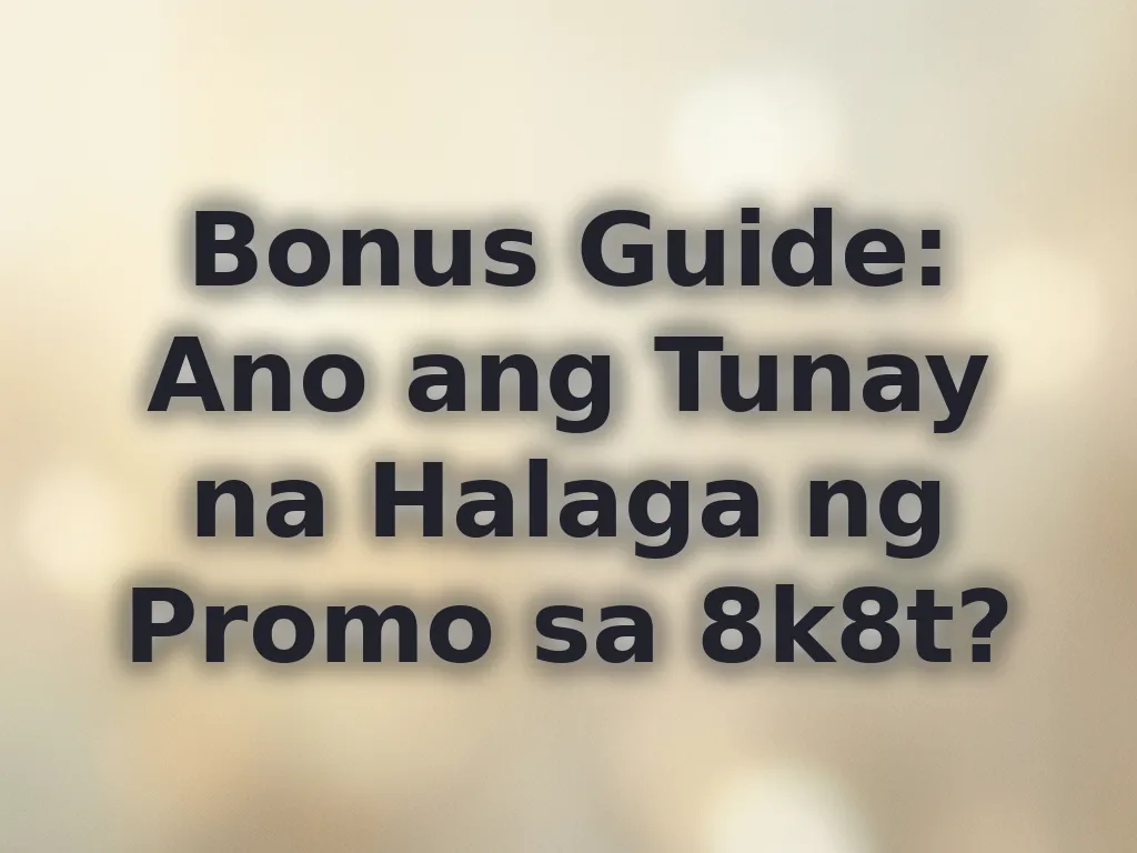 Matematika ng bonus